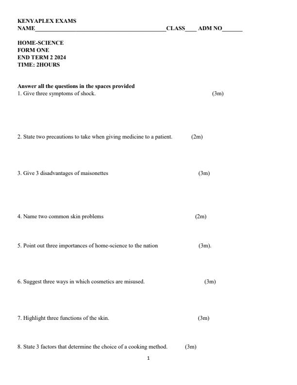 Preview page Form-1-Home-Science-End-of-Term-2-Examination-2024_2743_0.jpg