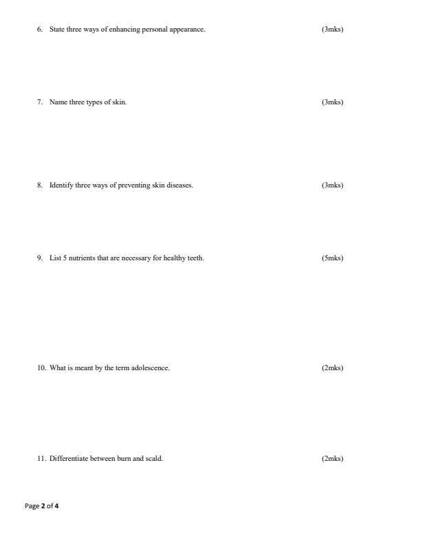 Preview page Form-1-Home-Science-Term-2-Opener-Exam-2024_2393_1.jpg