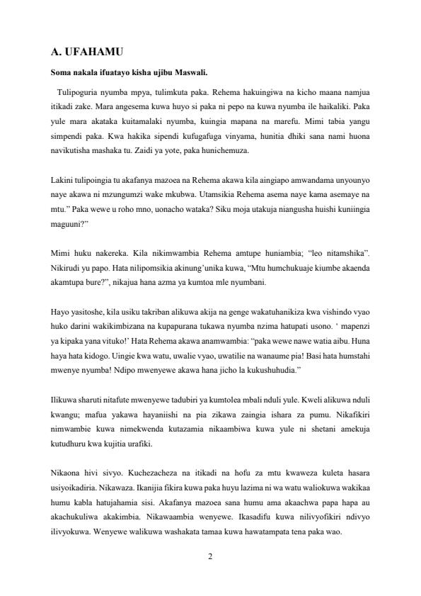 Preview page Form-1-Kiswahili-Term-3-Opener-Exam-2024-Version-2_3067_1.jpg