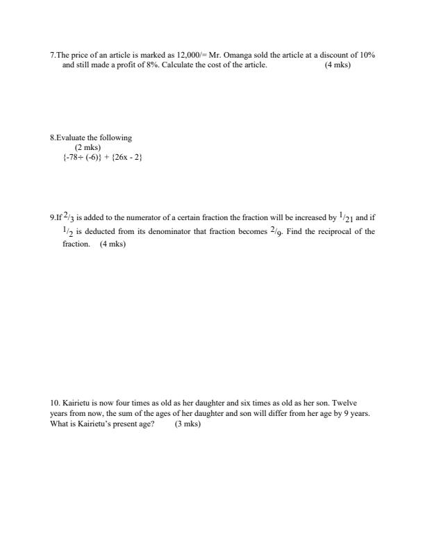 Preview page Form-1-Mathematics-End-of-Term-2-Exams-2019_224_2.jpg