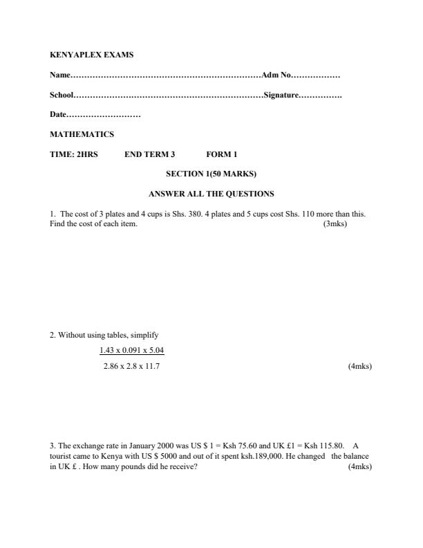 Preview page Form-1-Mathematics-End-of-Term-3-Examination-2022_1050_0.jpg