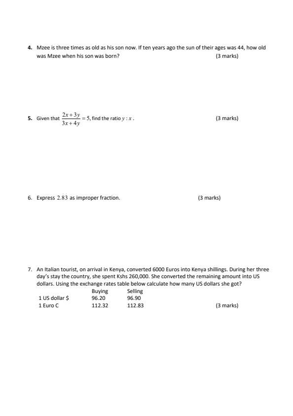 Preview page Form-1-Mathematics-End-of-Term-3-Examination-2022_1401_2.jpg
