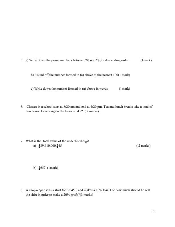 Preview page Form-1-Mathematics-Term-2-Opener-Exam-2023_1616_2.jpg