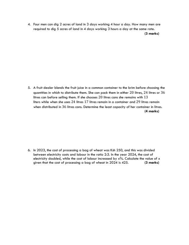 Preview page Form-1-Mathematics-Term-3-Opener-Exam-2024-Version-2_3068_2.jpg