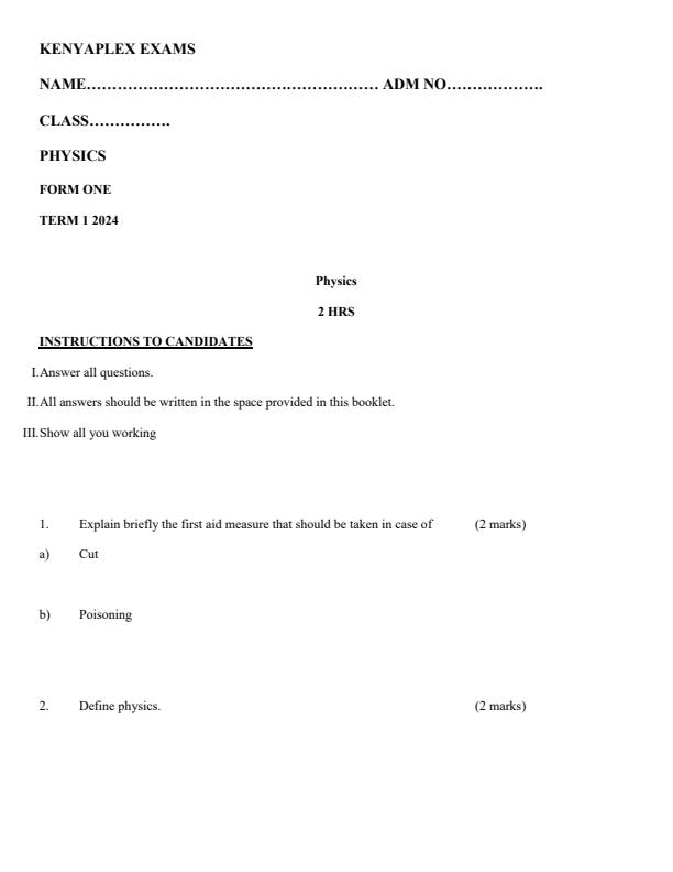 Preview page Form-1-Physics-End-of-Term-1-Examination-2024-Version-2_2324_0.jpg