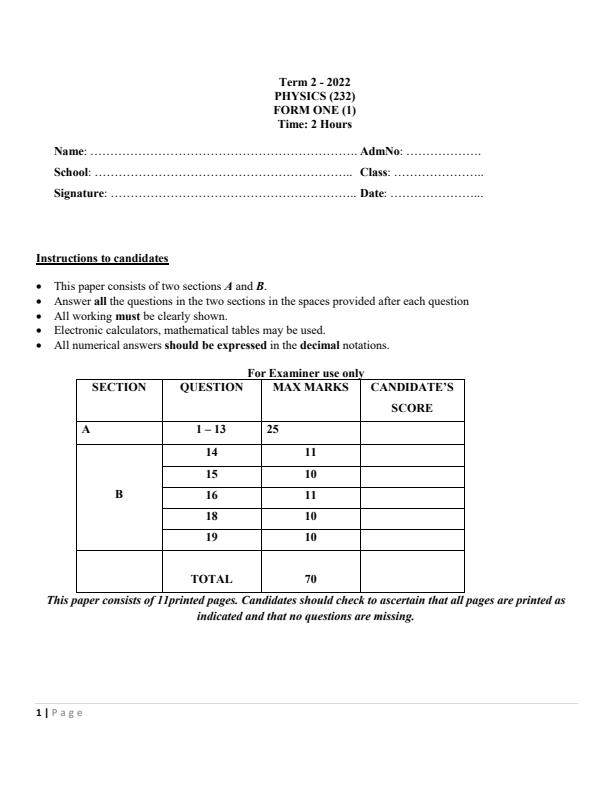 Preview page Form-1-Physics-End-of-Term-2-Examination-2022_1311_0.jpg