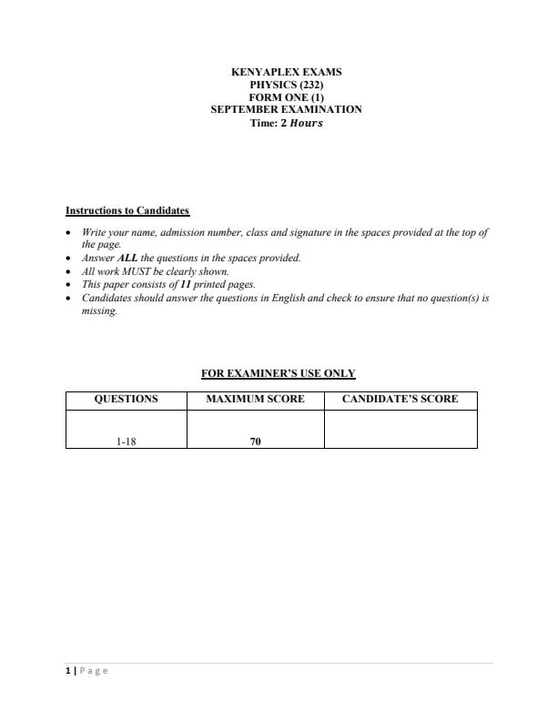 Preview page Form-1-Physics-Term-3-Opener-Exam-2024-Version-2_3069_0.jpg