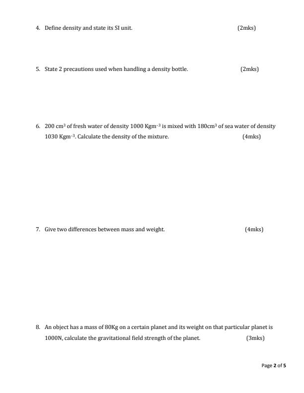 Preview page Form-1-Physics-Term-3-Opener-Exam-2024_3032_1.jpg
