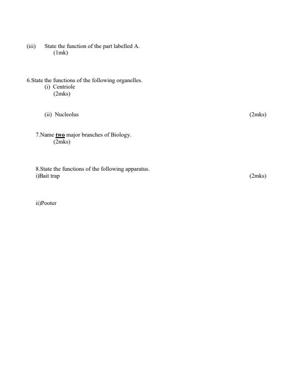 Preview page Form-1-Term-2-Biology-Opener-Exam-2019_142_2.jpg