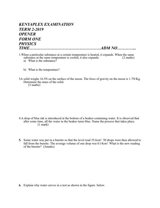 Preview page Form-1-Term-2-Physics-Opener-Exam-2019_146_0.jpg