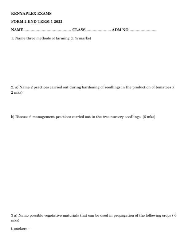 Preview page Form-2-Agriculture-End-of-Term-1-Examination-2022_1242_0.jpg