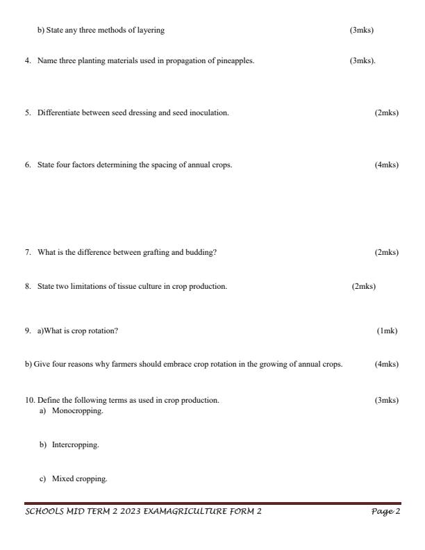 Preview page Form-2-Agriculture-Mid-Term-2-Exam-2023_1667_1.jpg