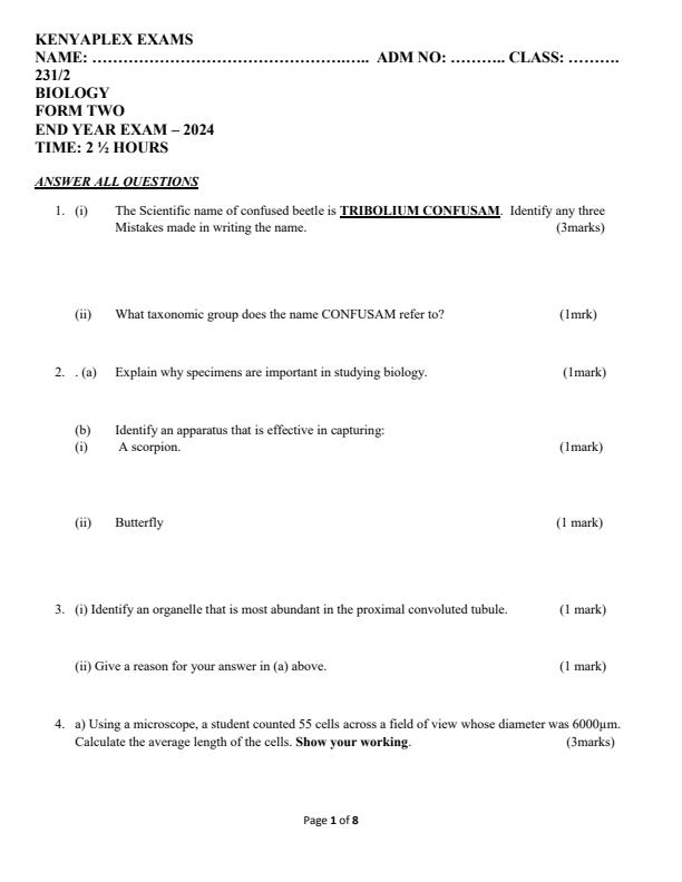 Preview page Form-2-Biology-End-of-Term-3-Examination-2024_3261_0.jpg