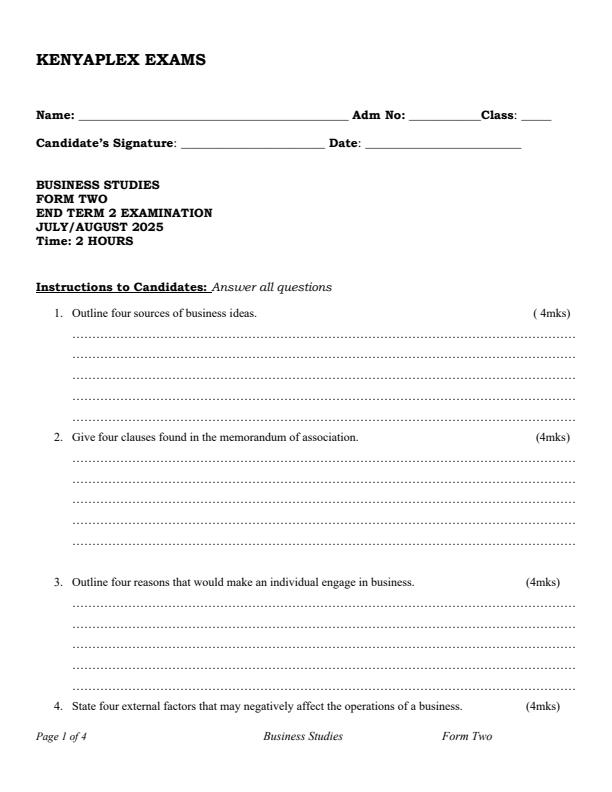Preview page Form-2-Business-Studies-End-of-Term-2-Examination-2025_4244_0.jpg