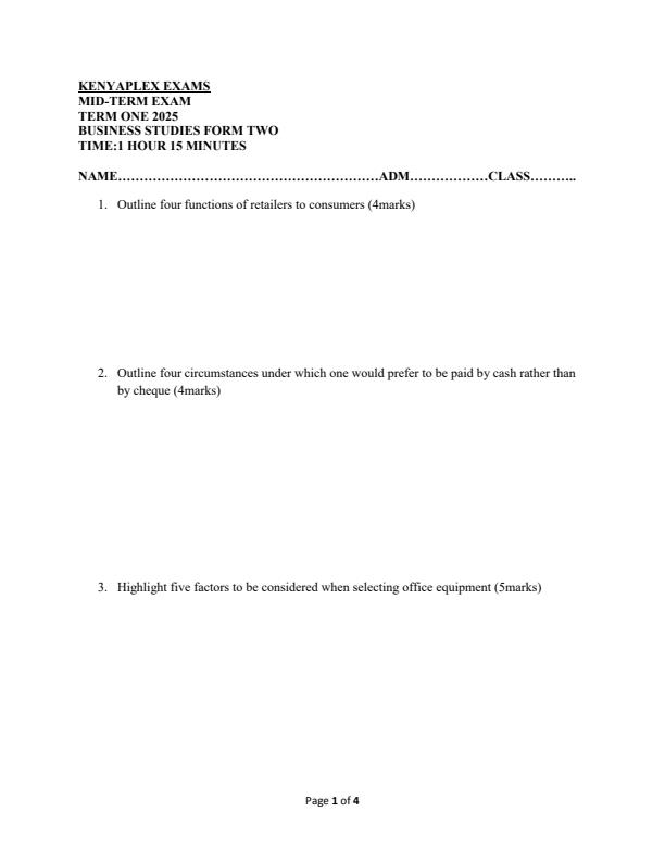 Preview page Form-2-Business-Studies-Mid-Term-1-Exam-2025_3663_0.jpg