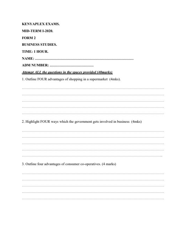 Preview page Form-2-Business-Studies-Mid-Term-1-Examination-2020_542_0.jpg