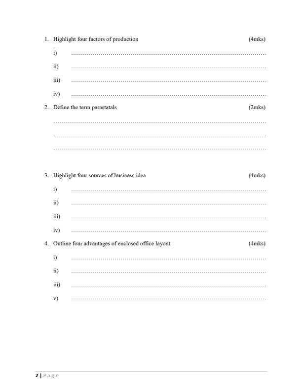 Preview page Form-2-Business-Studies-Term-3-Opener-Exam-2024-Version-2_3073_1.jpg