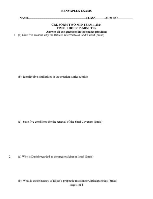 Preview page Form-2-CRE-Mid-Term-1-Examination-2024_2055_0.jpg