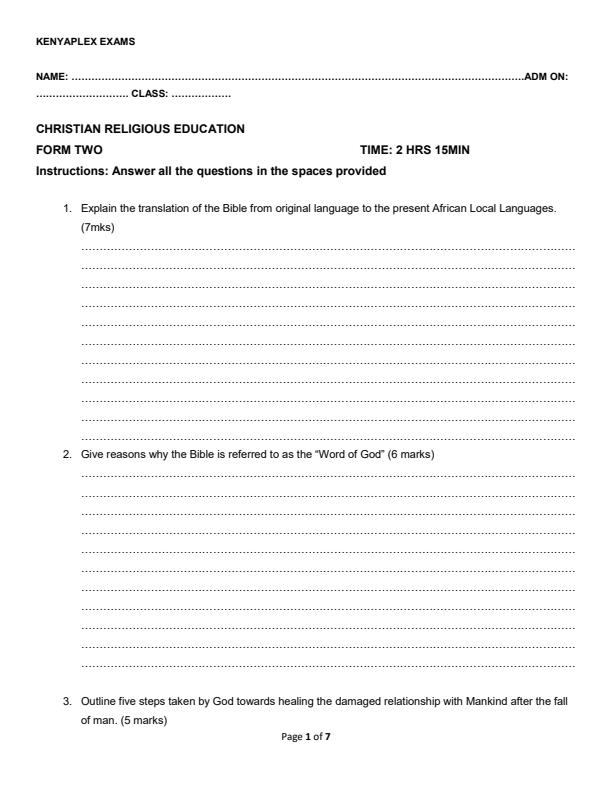 Preview page Form-2-CRE-Term-1-Opener-Exam-2024_1992_0.jpg