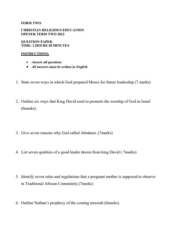 Preview page Form-2-CRE-Term-2-Opener-Exam-2023_1593_0.jpg