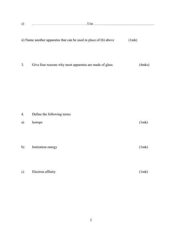 Preview page Form-2-Chemistry-End-of-Term-1-Examination-2024-Version-2_2327_1.jpg