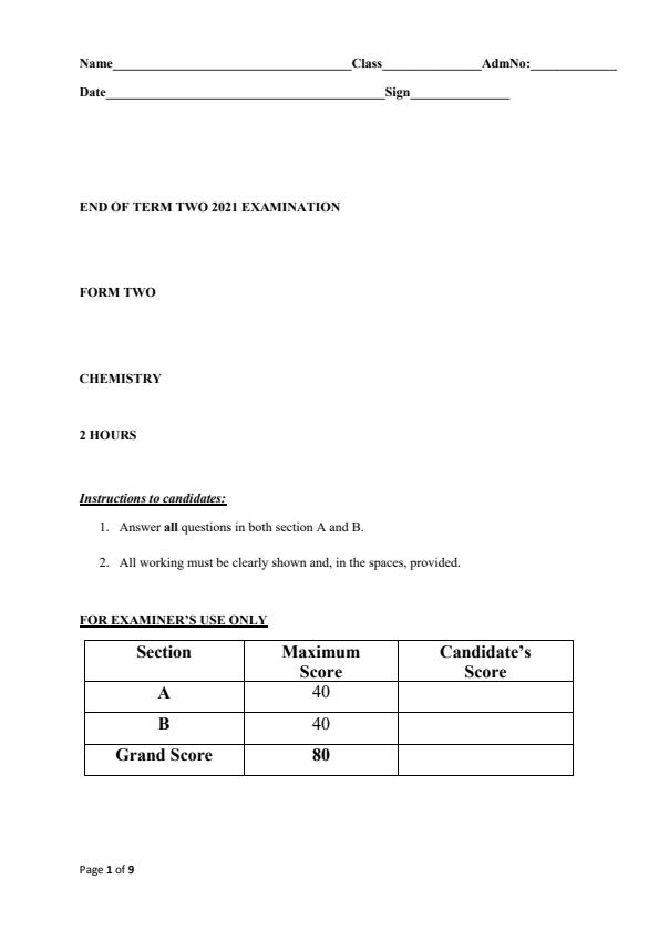Preview page Form-2-Chemistry-End-of-Term-2-Examination-2021_979_0.jpg