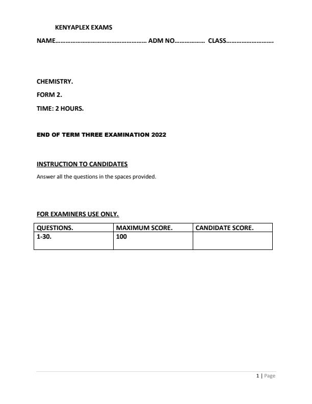 Preview page Form-2-Chemistry-End-of-Term-3-Examination-2022_1079_0.jpg