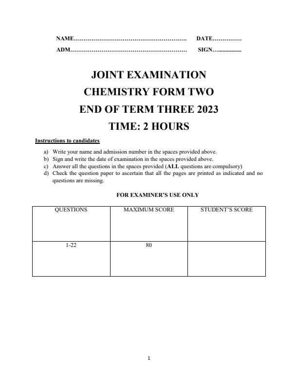 Preview page Form-2-Chemistry-End-of-Term-3-Examination-2023_1843_0.jpg