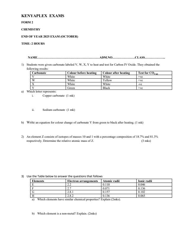 Preview page Form-2-Chemistry-End-of-Term-3-Examination-2025_4733_0.jpg