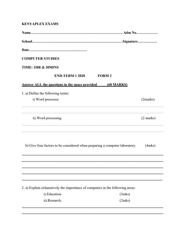 Preview page Form-2-Computer-Studies-End-of-Term-1-Examination-2020_644_0.jpg