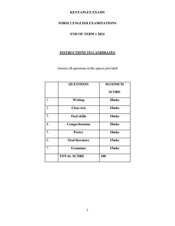 Preview page Form-2-English-End-of-Term-1-Examination-2024-Version-2_2329_0.jpg