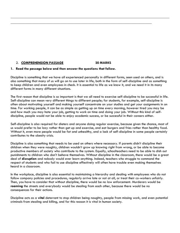 Preview page Form-2-English-Term-1-Opener-Exam-2025_3556_2.jpg