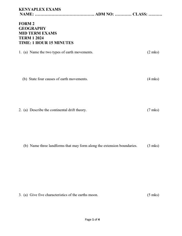 Preview page Form-2-Geography-Mid-Term-1-Examination-2024_2063_0.jpg