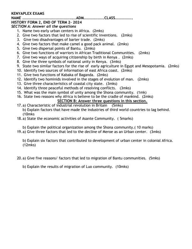 Preview page Form-2-History-and-Government-End-of-Term-2-Examination-2024_2747_0.jpg