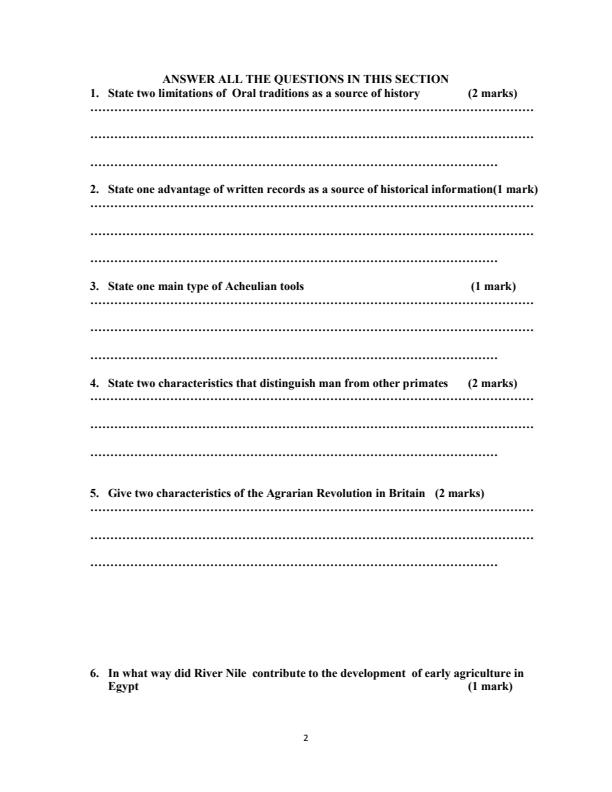 Preview page Form-2-History-and-Government-Term-3-Opener-Exam-2024-Version-2_3080_1.jpg