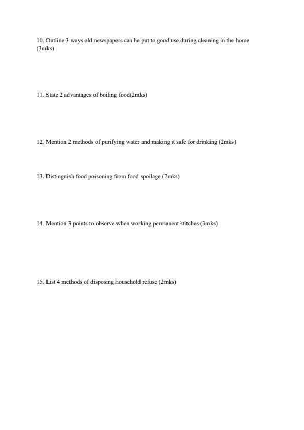 Preview page Form-2-Home-Science-Term-2-Opener-Exam-2023_1613_1.jpg