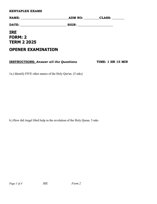 Preview page Form-2-IRE-Term-2-Opener-Exam-2025_3946_0.jpg