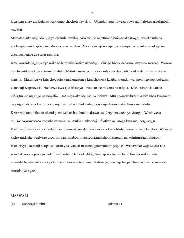 Preview page Form-2-Kiswahili-End-of-Term-1-Examination-2024-Version-2_2331_1.jpg