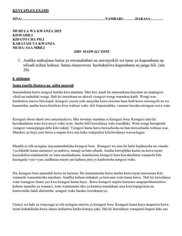 Preview page Form-2-Kiswahili-End-of-Term-1-Examination-2025_3731_0.jpg