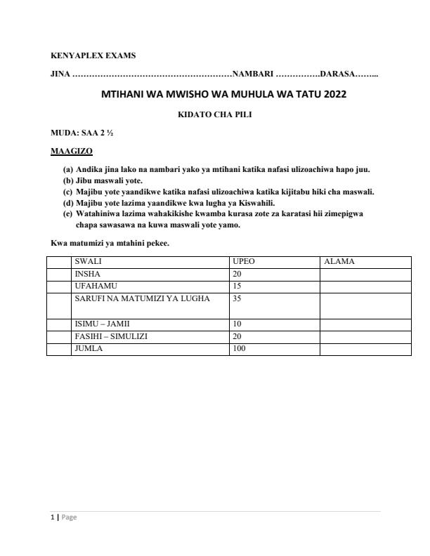 Preview page Form-2-Kiswahili-End-of-Term-3-Examination-2022_1160_0.jpg