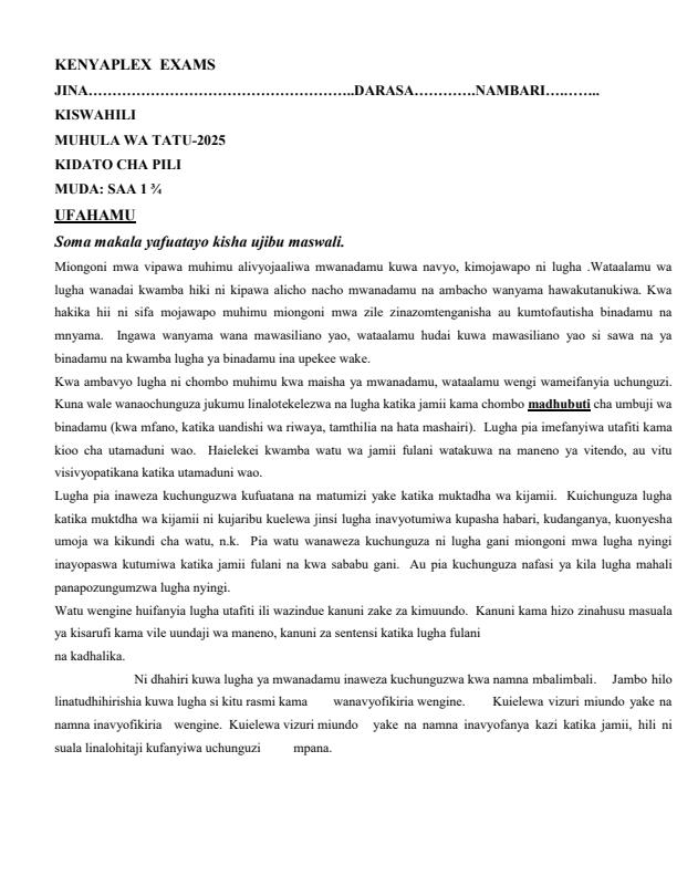 Preview page Form-2-Kiswahili-End-of-Term-3-Examination-2025_4738_0.jpg
