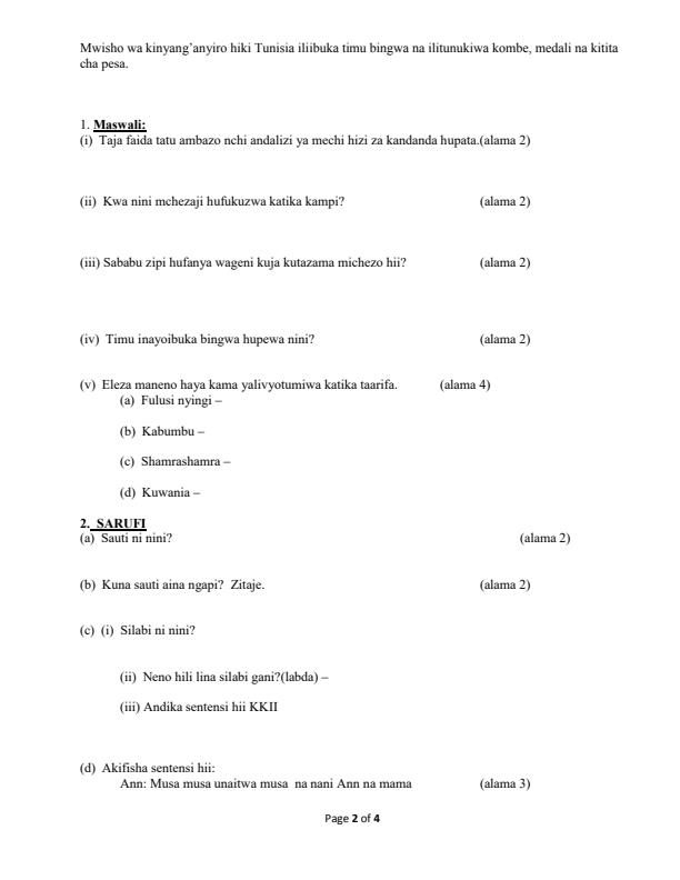 Preview page Form-2-Kiswahili-Mid-Term-1-Exam-2025_3670_1.jpg