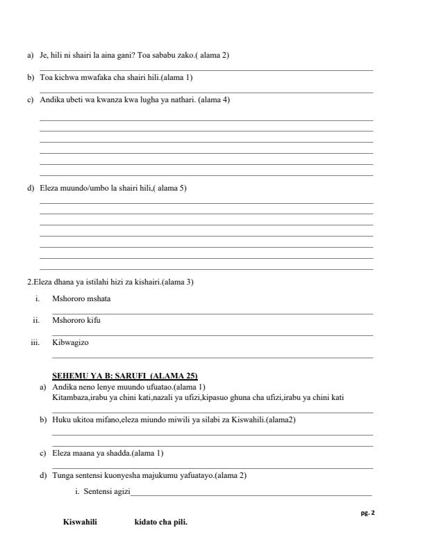Preview page Form-2-Kiswahili-Mid-Term-2-Exam-2023_1693_1.jpg