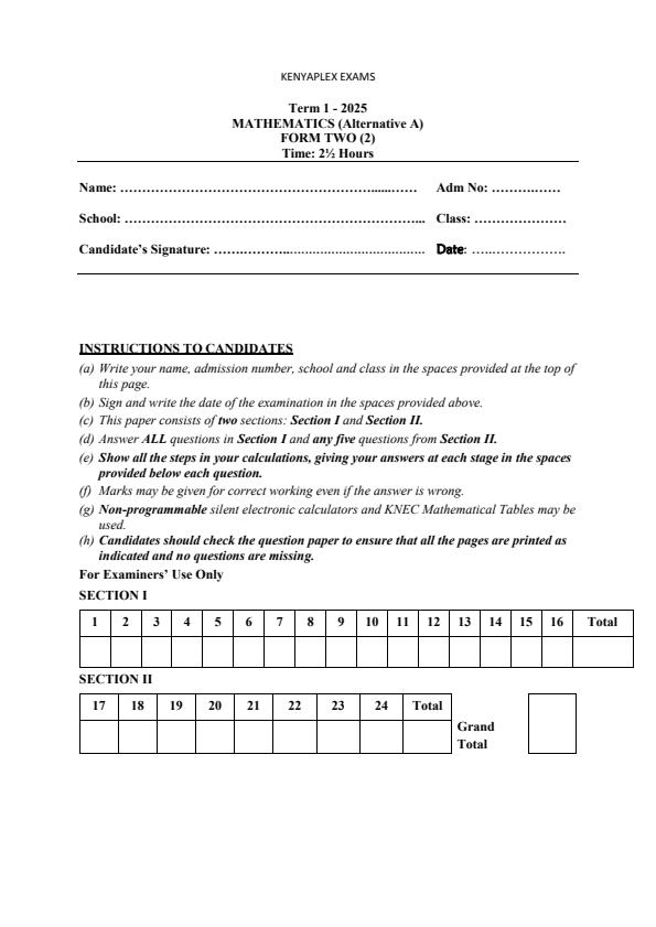 Preview page Form-2-Mathematics-End-of-Term-1-Examination-2025_3819_0.jpg