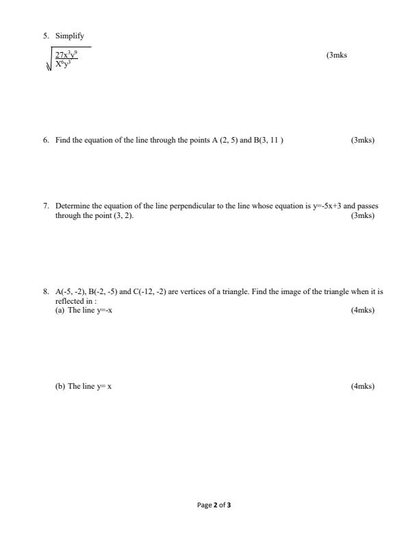 Preview page Form-2-Mathematics-Mid-Term-1-Examination-2024_2075_1.jpg