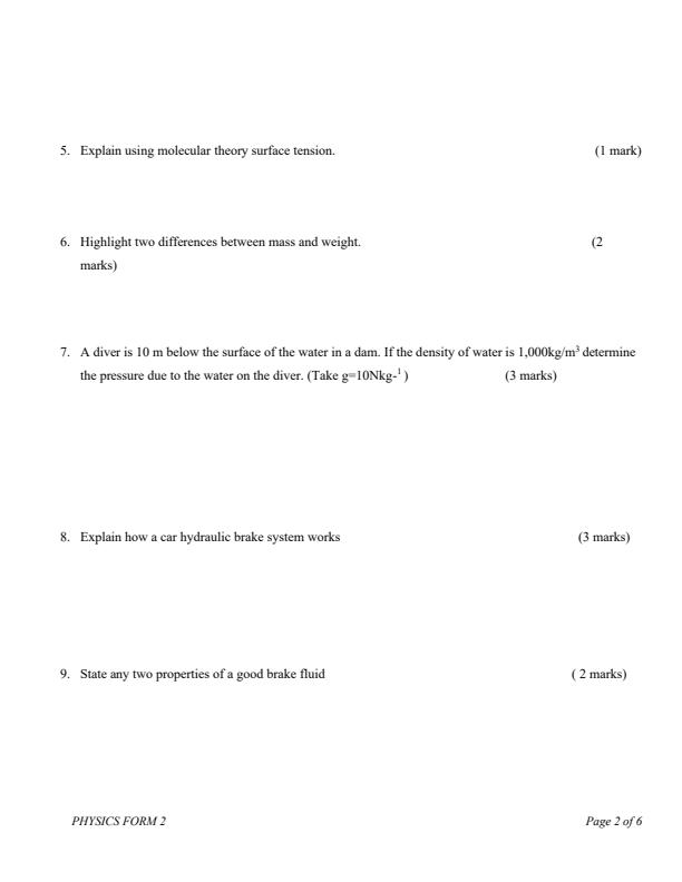 Preview page Form-2-Physics-End-of-Term-2-Examination-2025_4254_1.jpg