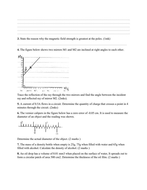 Preview page Form-2-Physics-Mid-Term-1-Examination-2020_540_1.jpg