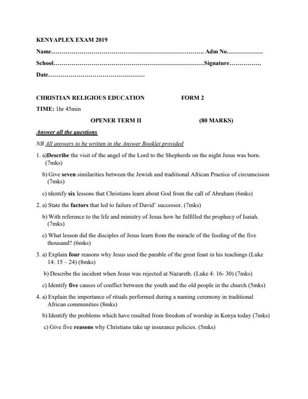 Preview page Form-2-Term-2-CRE-Opener-Exam-2019_128_0.jpg