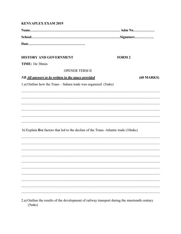 Preview page Form-2-Term-2-History-Opener-Exam-2019_152_0.jpg