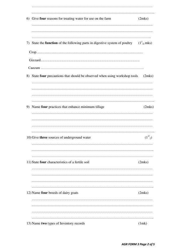 Preview page Form-3-Agriculture-Mid-Term-1-Exam-2026_5230_1.jpg